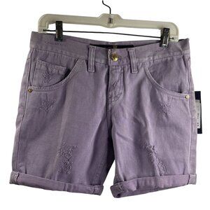 Yes London Jeans Women's Cotton Denim Short Size US S/Italy 40 Lilac NWT